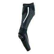 Tuff Gear leather racing motorcycle pants side profile Video thumbnail