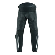 Tuff Gear leather racing motorcycle pants side profile Video thumbnail