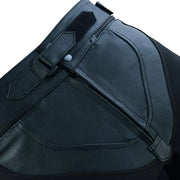 Waist adjustment strap detail on Tuff Gear leather racing pants Video thumbnail