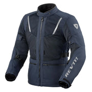 REVIT Levante 2 H2O motorcycle jacket blue front view ventilated waterproof touring jacket Video thumbnail