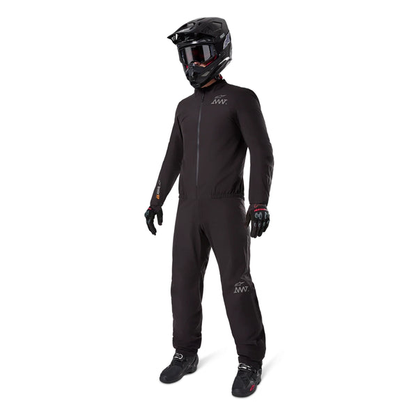 Alpinestars AMT8 Pants Stretch Drystar XF front three-quarter riding view