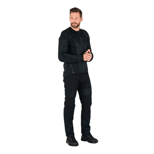 Knox Men's Urbane Pro MK2 trousers worn with Knox riding jacket