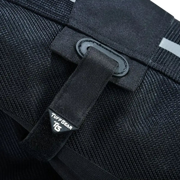 Tuff Gear mesh jacket adjustable arm strap detail