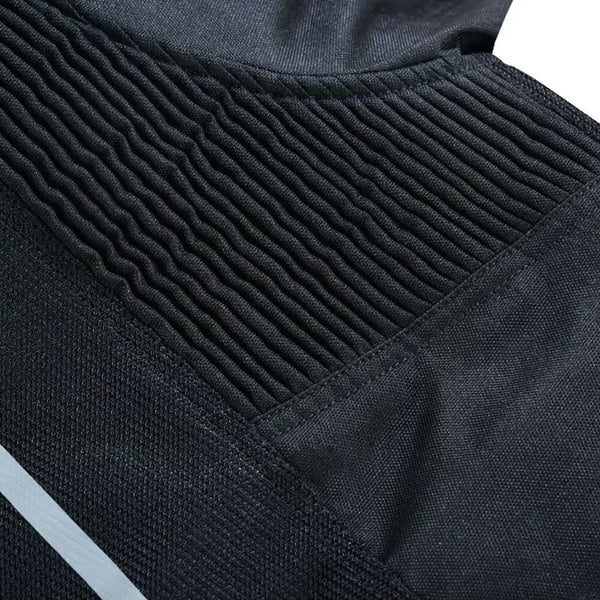 Tuff Gear breathable mesh motorcycle jacket ventilation panel detail