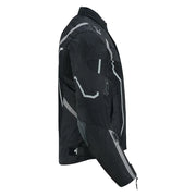 Tuff Gear mesh motorcycle jacket black side profile Video thumbnail