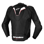 Alpinestars Missile V3 Ignition leather jacket black rear view race fit motorcycle jacket Video thumbnail