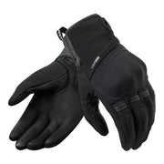 REV'IT! Mosca 2 black Motorcycle Gloves pair Video thumbnail
