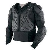 Tuff Gear motocross armour jacket front view with chest protector and arm guards Video thumbnail