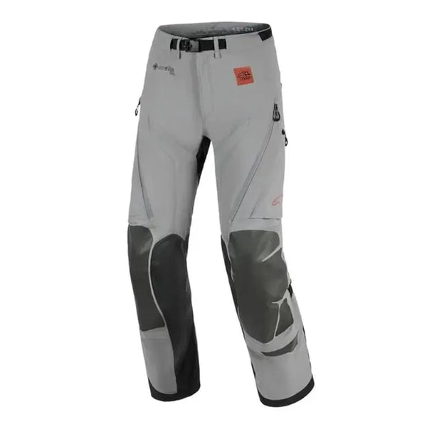 Alpinestars Nazca 3L Gore-Tex Pro motorcycle pants front view in light grey