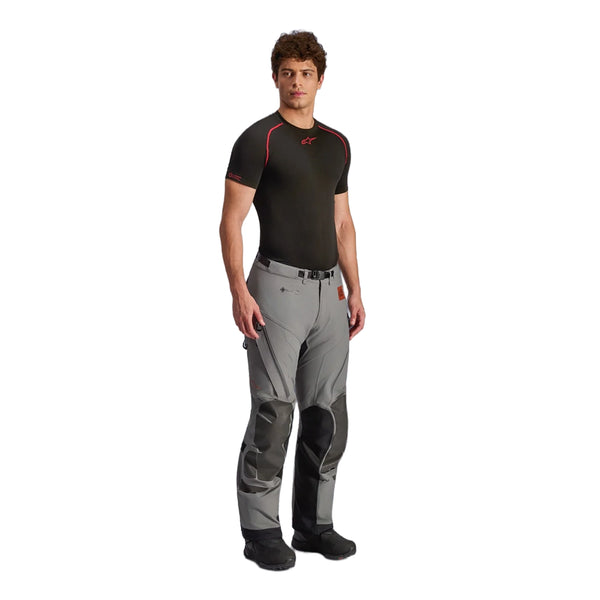 Alpinestars Nazca 3L Gore-Tex Pro pants angled fit on rider