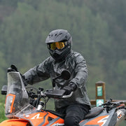 Motorcyclist wearing Knox Orsa Leather MK3 black leather motorcycle gloves Video thumbnail