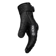 Knox Orsa Leather MK3 black leather motorcycle glove side view Video thumbnail