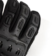 Knox Orsa OR4 Textile black motorcycle glove finger protection close-up Video thumbnail