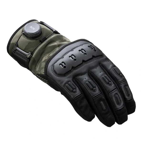 Knox Orsa OR4 Textile sage green motorcycle gloves