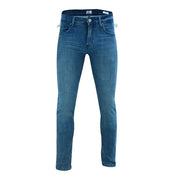 Tuff Gear premium straight fit blue motorcycle jeans front view Video thumbnail
