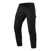 REV'IT! Cargo 2 TF Motorcycle Pants front view in black Video thumbnail