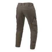 REV'IT! Cargo 2 TF Motorcycle Pants rear view in olive green Video thumbnail
