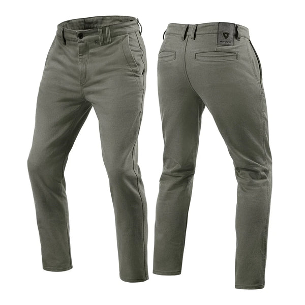REV'IT! Dean SF Motorcycle Jeans Tarmac Front and Rear Views