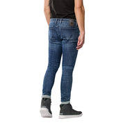 REV'IT! Piston 3 Skinny Motorcycle Jeans Worn by Rider Rear View Video thumbnail