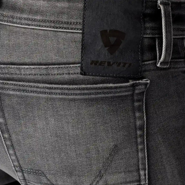 REV'IT! Piston 3 Skinny Motorcycle Jeans Rear Pocket Logo Detail