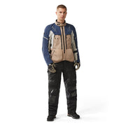 Rider wearing REVIT Sand 5 H2O jacket adventure motorcycle gear waterproof touring front view Video thumbnail