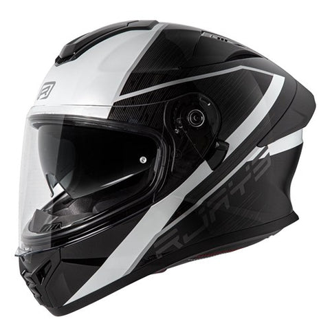RJAYS APEX IV HELM RAKER BLK/WHT (SM / MD/ LG/ XL)