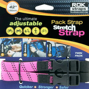 ROK Straps Pack Adjustable Strap – Pink/Black (Pair) Video thumbnail