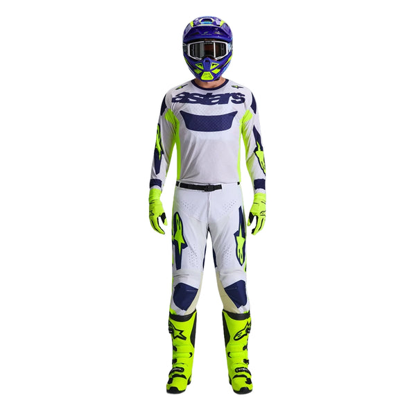 Alpinestars Racer Air Riway motocross pants full front riding view