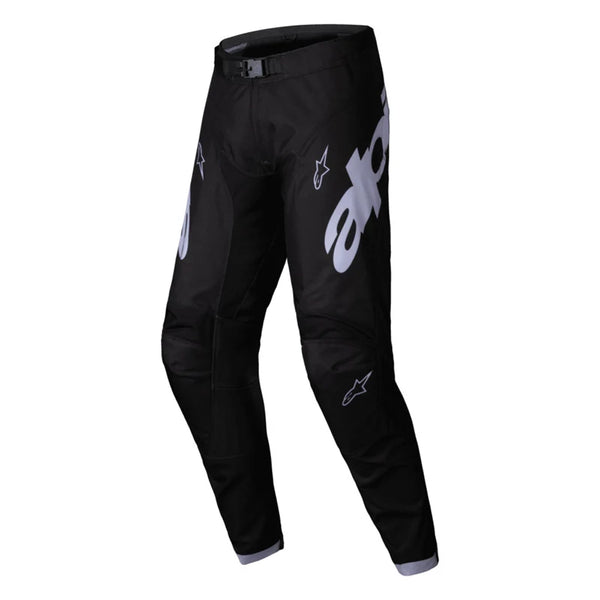 Alpinestars 2025–2026 Racer Graphite motocross pants front angled view