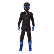 Alpinestars Racer Graphite motocross pants full front riding fit Video thumbnail