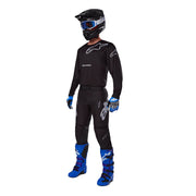 Alpinestars Racer Graphite motocross pants front three-quarter riding view Video thumbnail