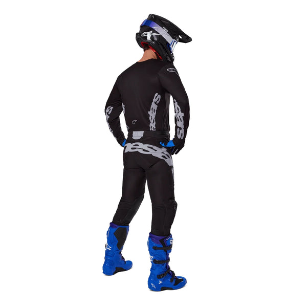 Alpinestars Racer Graphite motocross pants rear riding view