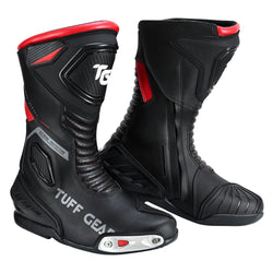 Tuff Gear Motorcycle Sport Racing Boots - Racing 4