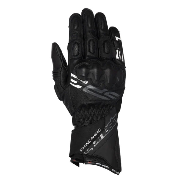 Alpinestars SP3 black motorcycle gloves back view