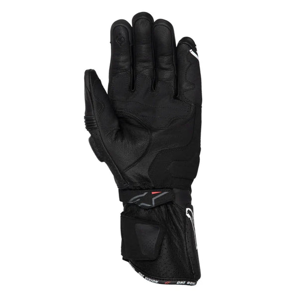 Alpinestars SP3 black motorcycle gloves palm view