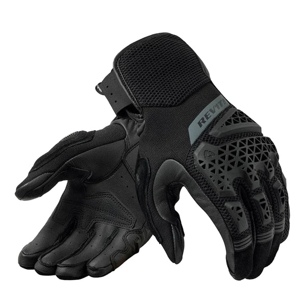 REV'IT! Sand 5 black motorcycle gloves pair