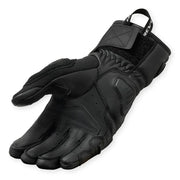 REV'IT! Sand 5 black motorcycle gloves palm view Video thumbnail