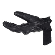 Short Cuff Leather Gloves – Black – Side View Video thumbnail