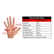 Short Cuff Leather Gloves – Black – Size Chart Video thumbnail