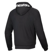 Alpinestars Chrome V2 hoodie black rear view urban motorcycle riding hoodie Video thumbnail