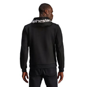 Alpinestars Chrome V2 hoodie rear view on rider urban motorcycle apparel Video thumbnail
