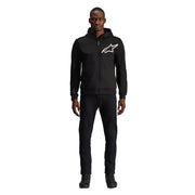 full outfit with Alpinestars Chrome V2 sport hoodie black street style motorcycle gear Video thumbnail