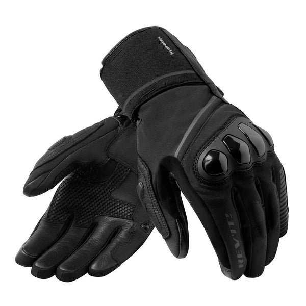 REV'IT! Summit 4 H2O black motorcycle gloves pair