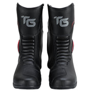 Tuff Gear Motorcycle Cruiser Touring Waterproof Microfiber Leather Boots Video thumbnail