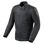 REV'IT! Tracer 2 motorcycle overshirt dark blue front angle view Video thumbnail