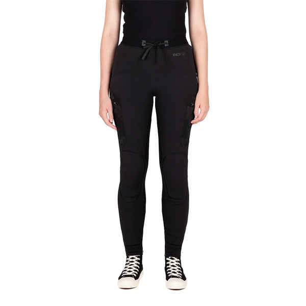Knox Unisex Action Pro Armoured Trousers MK2 front view by female rider