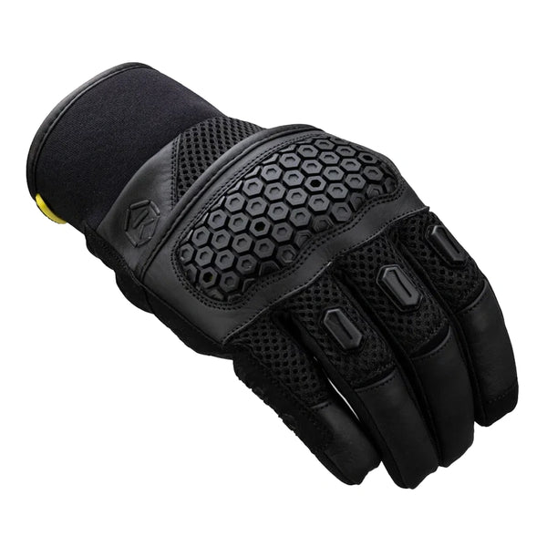 Knox Urbane Pro black motorcycle gloves front view