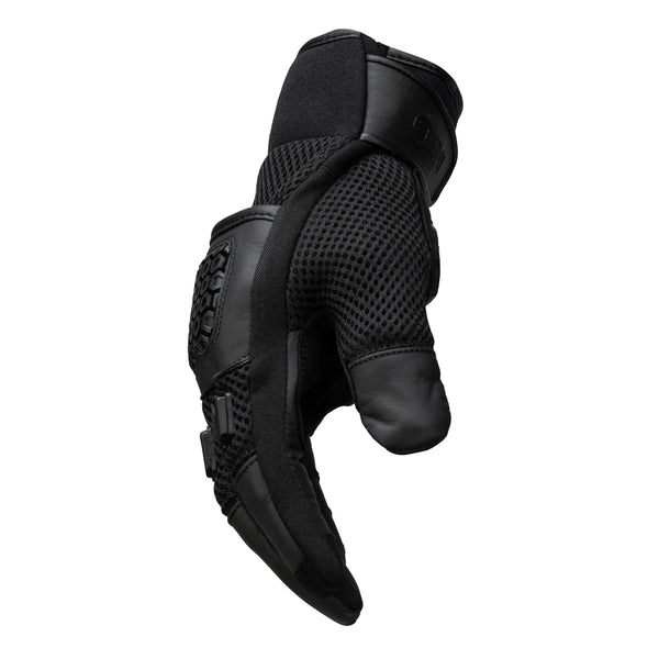 Knox Urbane Pro black motorcycle glove side view