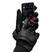 Knox Urbane Pro black motorcycle gloves using smartphone Video thumbnail