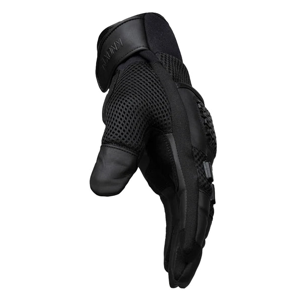 Knox Urbane Pro black motorcycle glove side detail